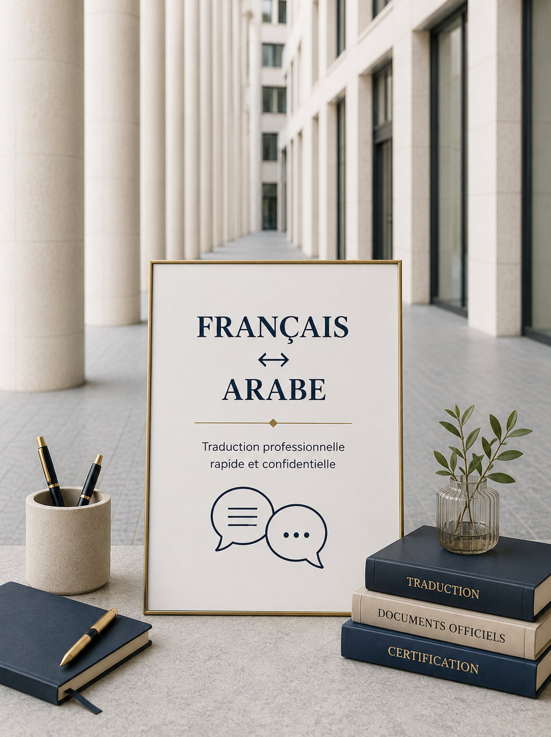 Service de traduction professionnelle français arabe rapide et confidentiel paris