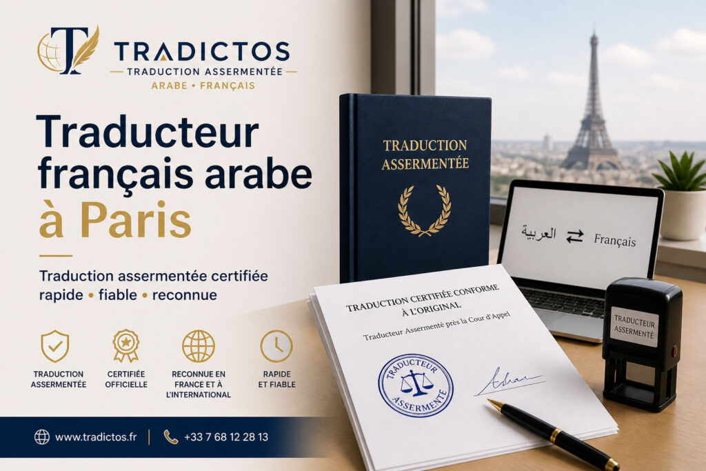 Image actuelle : Traducteur français arabe assermenté à Paris